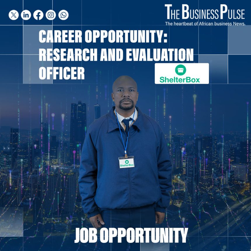 ShelterBox Career Opportunity: Research and Evaluation Officer