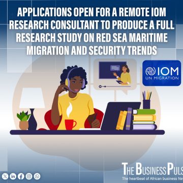 Applications Open for a Remote IOM Research Consultant to Produce a Full Research Study on Red Sea Maritime Migration and Security Trends