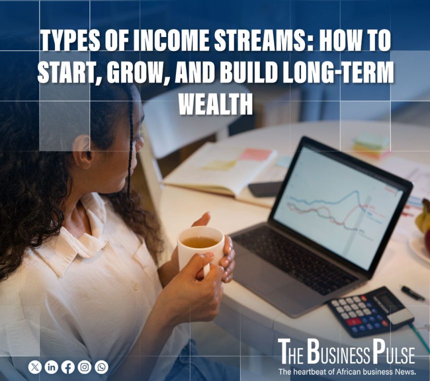 Types of Income Streams: How to Start, Grow, and Build Long-Term Wealth