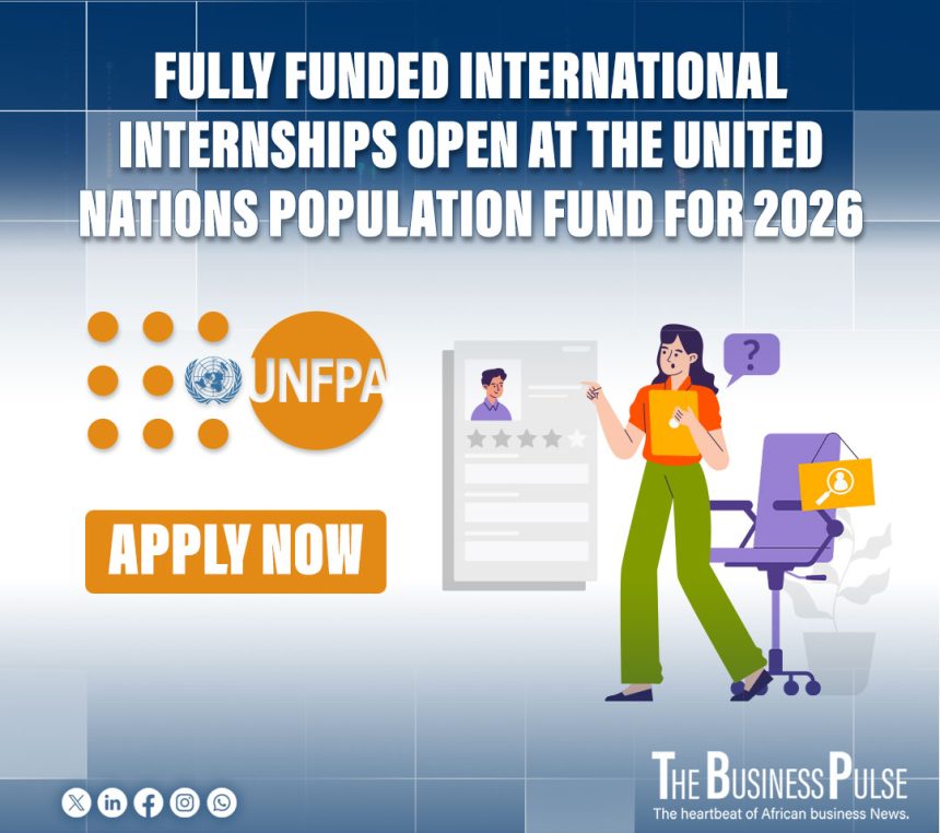 Fully Funded UNFPA Internship Opportunities for 2026 – Apply Now