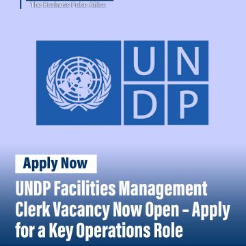 UNDP Facilities Management Clerk Vacancy Now Open – Apply for a Key Operations Role