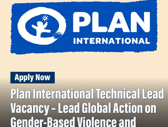 Apply for the Plan International Technical Lead role to drive global strategy on gender-based violence and gender in emergencies within a leading humanitarian organisation. Apply for the Plan International Technical Lead role to drive global strategy on gender-based violence and gender in emergencies within a leading humanitarian organisation.