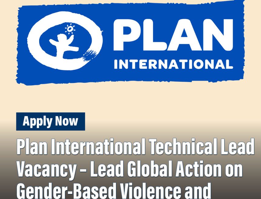Apply for the Plan International Technical Lead role to drive global strategy on gender-based violence and gender in emergencies within a leading humanitarian organisation. Apply for the Plan International Technical Lead role to drive global strategy on gender-based violence and gender in emergencies within a leading humanitarian organisation.