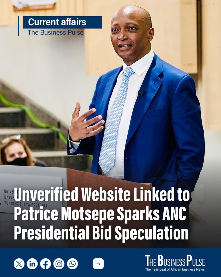 Unverified Website Linked to Patrice Motsepe Sparks ANC Presidential Bid Speculation Unverified Website Linked to Patrice Motsepe Sparks ANC Presidential Bid Speculation
