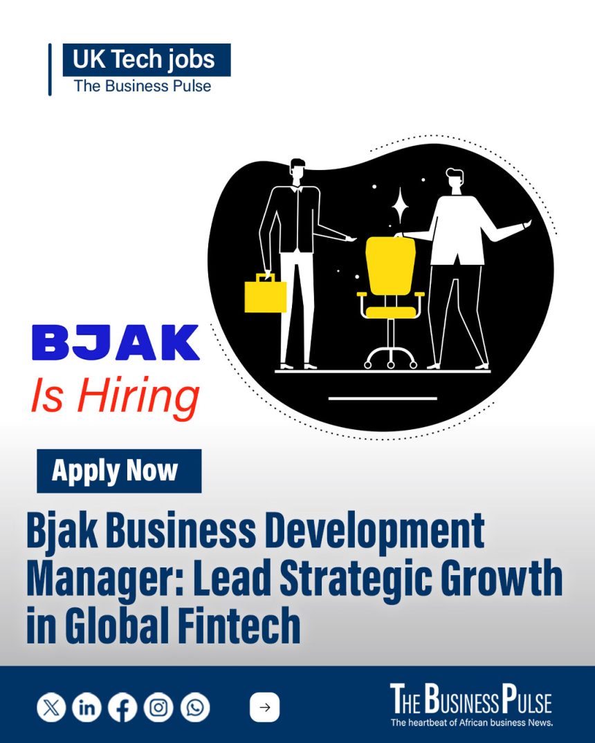 Bjak Business Development Manager: Lead Strategic Growth in Global Fintech