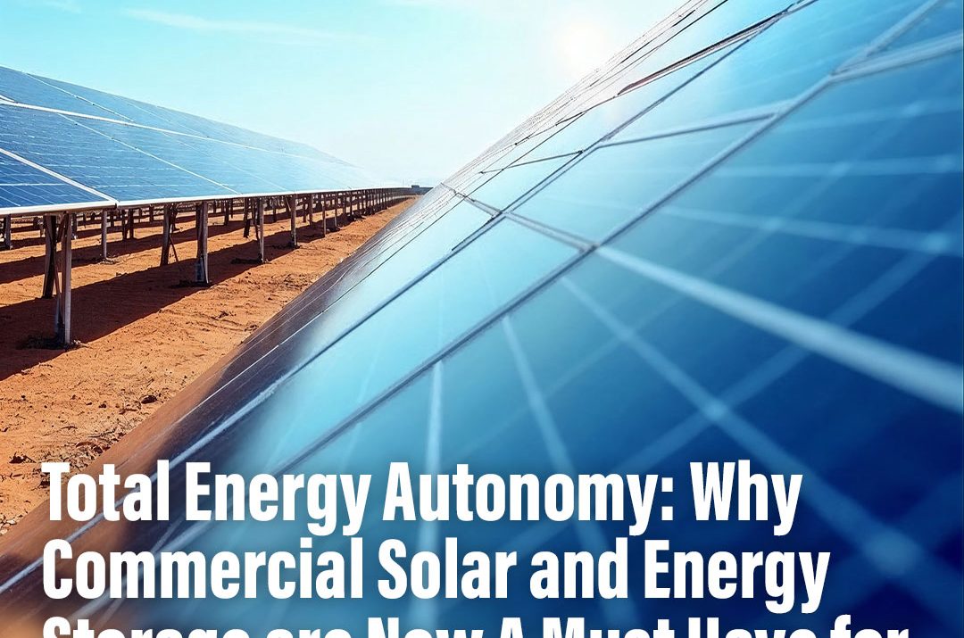 Total Energy Autonomy: Why Commercial Solar and Energy Storage are Now A Must Have for Mining Firms