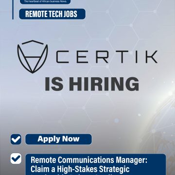 Remote Communications Manager: Claim a High-Stakes Strategic Leadership Role at Certik Remote Communications Manager: Claim a High-Stakes Strategic Leadership Role at Certik