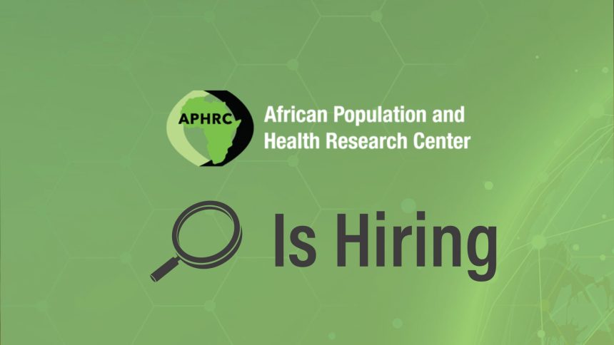 Apply for the 2026 APHRC internship in Nairobi. Join Africa's leading research center