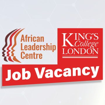 African Leadership Centre Fellowship: Associate Fellowship in Global Leadership and Peacebuilding 2026/27