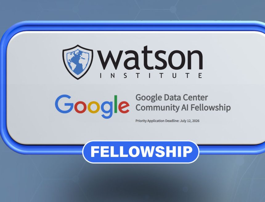 Google Data Center Community AI Fellowship: Fully Funded 2026 Applications Open!