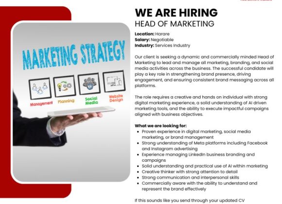 Executive Corporate Careers: Head of Marketing — Services Industry