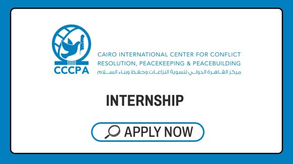 International Relations Careers: CCCPA Cairo Internship Intake 2026