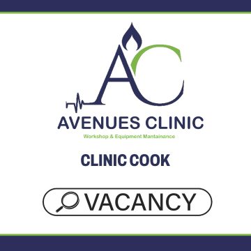 The Avenues Clinic Cook Vacancy: Hospitality in Healthcare