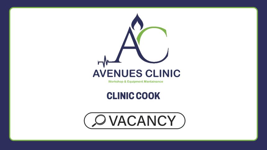 The Avenues Clinic Cook Vacancy: Hospitality in Healthcare