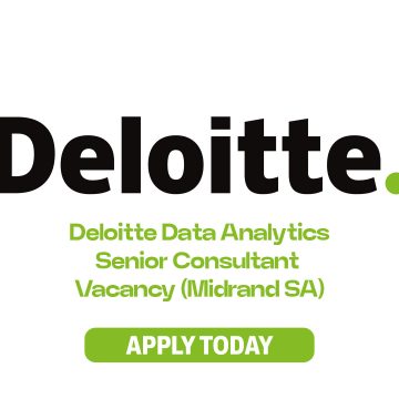 Strategic Insights: Deloitte Data Analytics Senior Consultant Vacancy (Midrand)