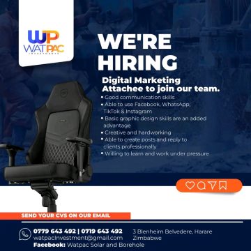 FMCG & Engineering Careers: Watpac digital marketing attachee FMCG & Engineering Careers: Watpac digital marketing attachee