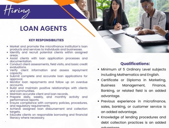 Financial & Microfinance Careers: Lorimak Africa Loan Agents Intake Financial & Microfinance Careers: Lorimak Africa Loan Agents Intake