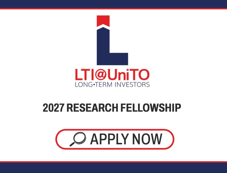 Academic Fellowships: LTI UniTO Research Fellowships 2027 Call for Applications Academic Fellowships: LTI UniTO Research Fellowships 2027 Call for Applications
