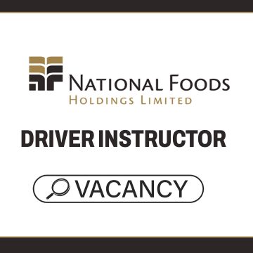 Apply for the latest National Foods Limited Vacancy for a Driver Instructor in Harare