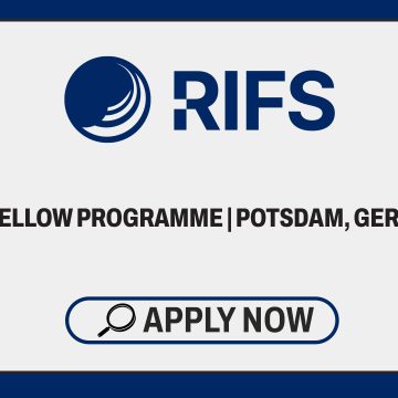 RIFS Fellow Programme in Potsdam, Germany RIFS Fellow Programme in Potsdam, Germany