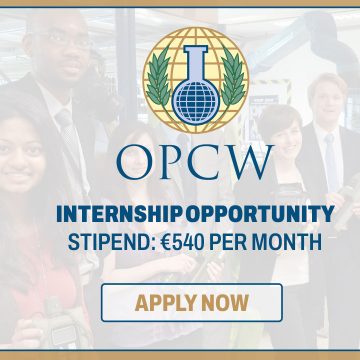 International Science Diplomacy: The OPCW Internship Programme 2026
