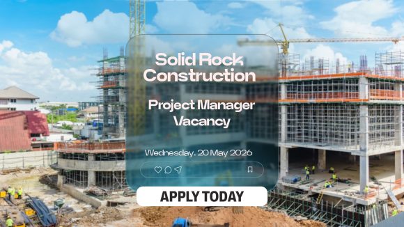 Engineering Careers: Project Manager Vacancy at Solid Rock Construction
