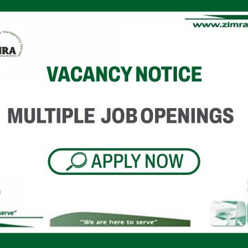 Public Sector Multiple ZIMRA Vacancies: ZIMRA Finance and Supply Chain Vacancies