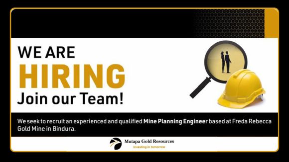 Mining Careers: Freda Rebecca Gold Mine Planning Engineer Vacancy