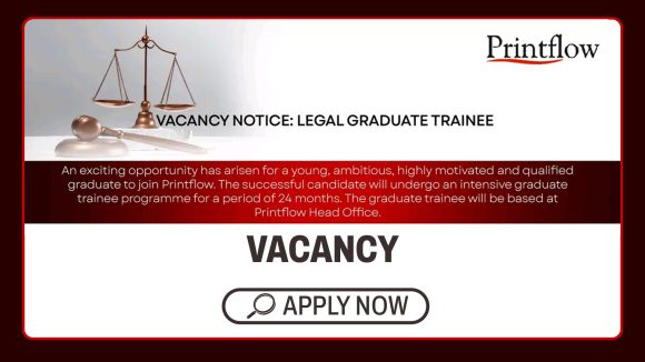 Legal Careers: Printflow Legal Graduate Trainee Vacancy