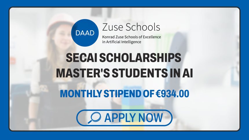 DAAD Zuse School SECAI Scholarships for Master's Students in AI