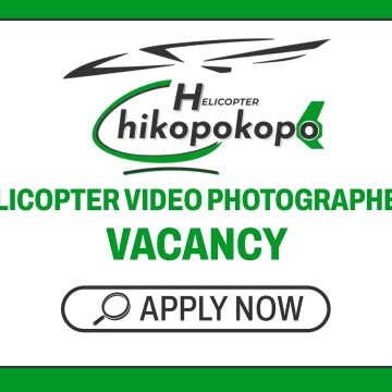 Tourism & Media Careers: Chikopokopo Helicopter Video Photographers Openings
