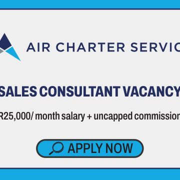 Aviation Careers: Group Air Charter Services Sales Consultant Vacancy