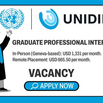 Global Security & Disarmament Careers: UNIDIR Graduate Professional Internship