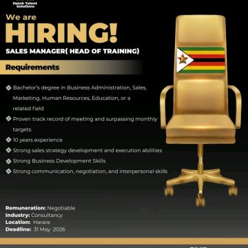 Sales Leadership & Capability: Hatch Talent Solutions Vacancy for Sales Manager