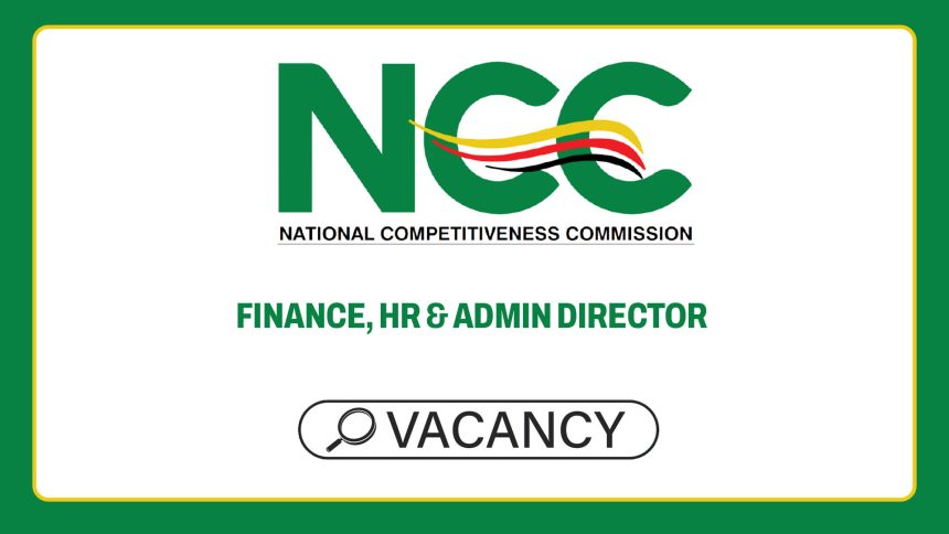 Strategic Leadership: NCC Finance HR & Admin Director Vacancy