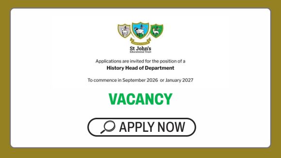 Academic Leadership: St John's College Head of Department Vacancy