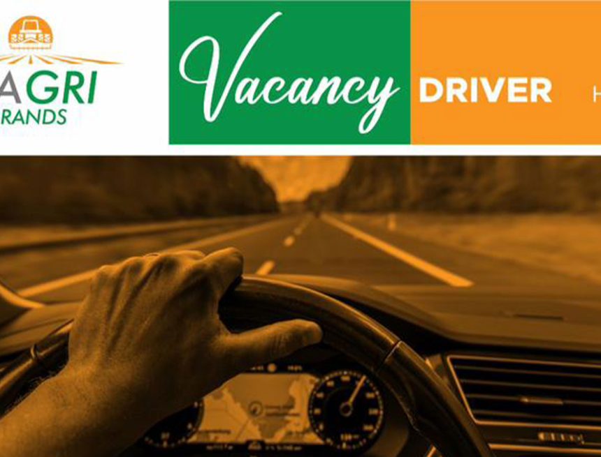 Agriculture Logistics: Stagri Driver Vacancy