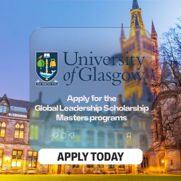Academic Excellence: University of Glasgow Global Leadership Scholarship 2026