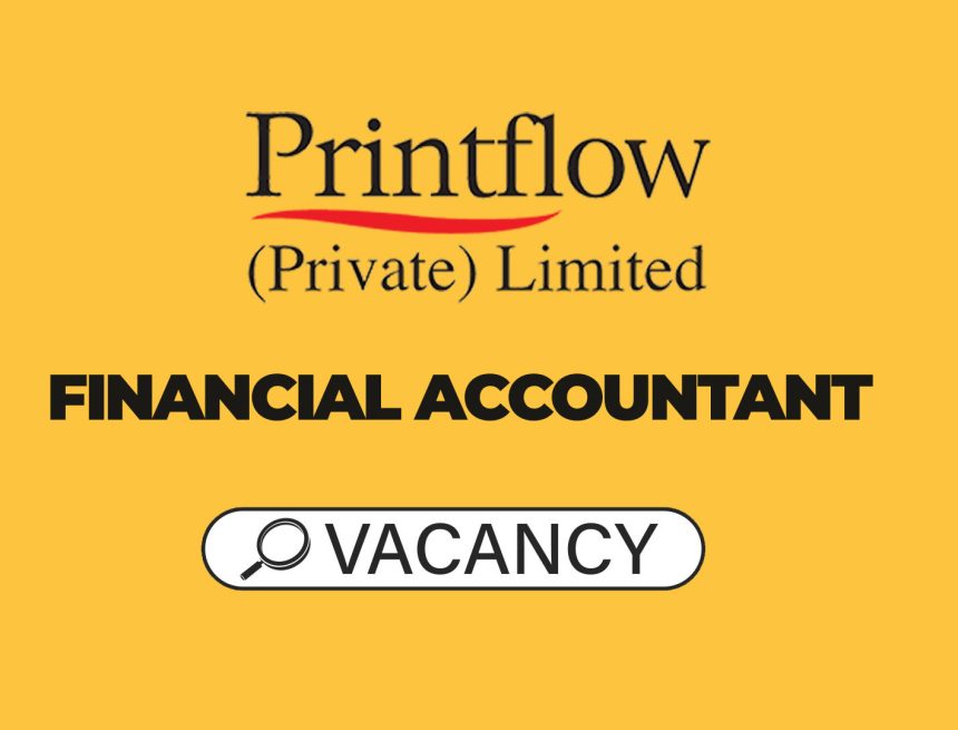 Apply for the Printflow Financial accountant vacancy in Harare Join a leading ICT and printing firm.