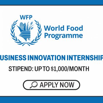 The WFP Business Innovation Internship 2026