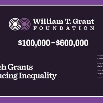 Driving Change: William T. Grant Foundation Funding 2026