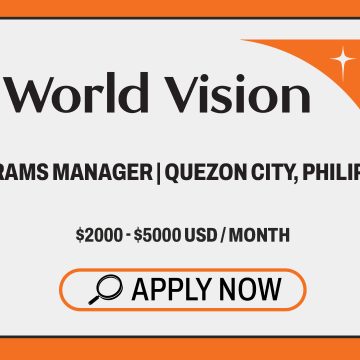 NGO Careers: World Vision Programs Manager Vacancy NGO Careers: World Vision Programs Manager Vacancy