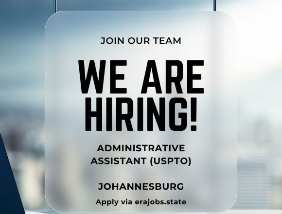Apply for the US Embassy Administrative assistant (USPTO) vacancy at the U.S. Consulate General in Johannesburg. Apply for the US Embassy Administrative assistant (USPTO) vacancy at the U.S. Consulate General in Johannesburg.
