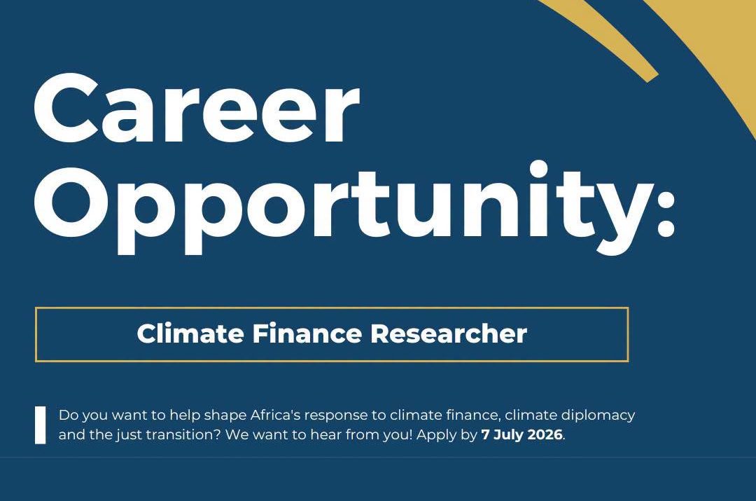 Apply for the SAIIA Climate Finance Researcher (CFR0626) role in Cape Town - Salary ZAR600,000–ZAR750,000 per year
