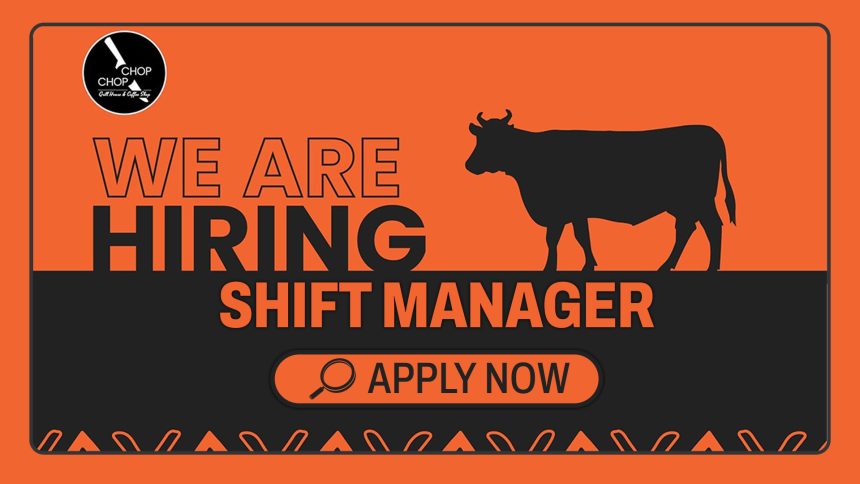 Apply for the Chop Chop Shift manager vacancy in Harare.