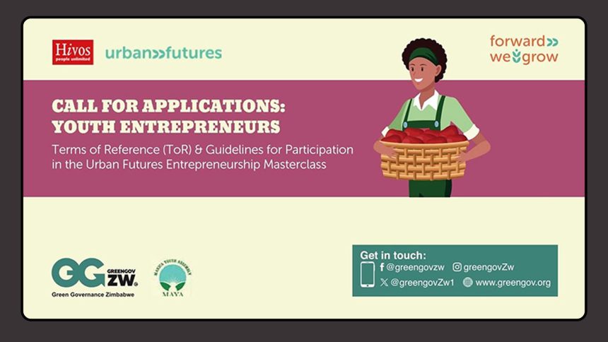 Apply for the Urban Futures Project Entrepreneurship Masterclass in Mutare. Apply for the Urban Futures Project Entrepreneurship Masterclass in Mutare.