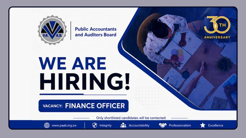 Regulatory Governance & Corporate Finance Careers: PAAB Finance Officer Vacancy