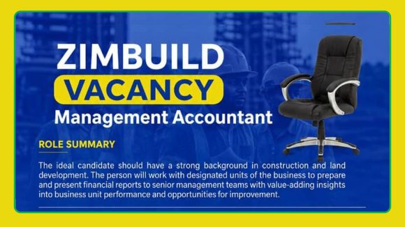 Apply for the ZimBuild Management Accountant vacancy in Harare.
