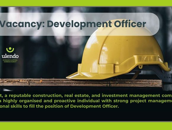 Apply for the Ulendo Development Officer vacancy. Requires a Property, Architecture, or Engineering degree Apply for the Ulendo Development Officer vacancy. Requires a Property, Architecture, or Engineering degree