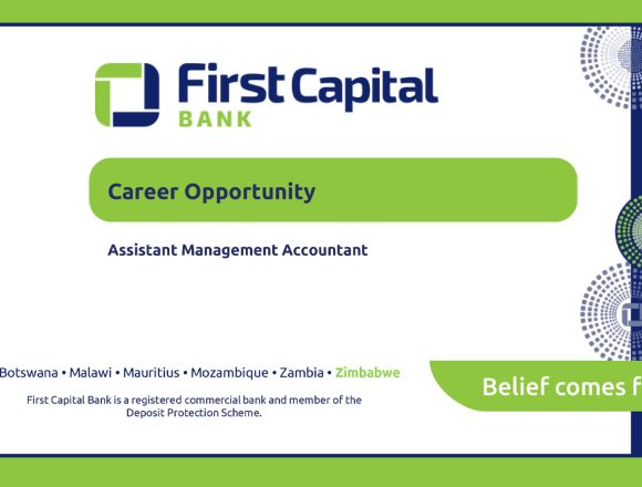 Apply for the Assistant Management Accountant vacancy at First Capital Bank. Apply for the Assistant Management Accountant vacancy at First Capital Bank.